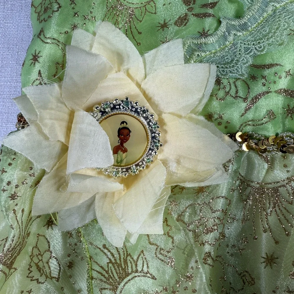 Princess Tiana Disney girls dress, party dress , costume - Picture 2 of 7